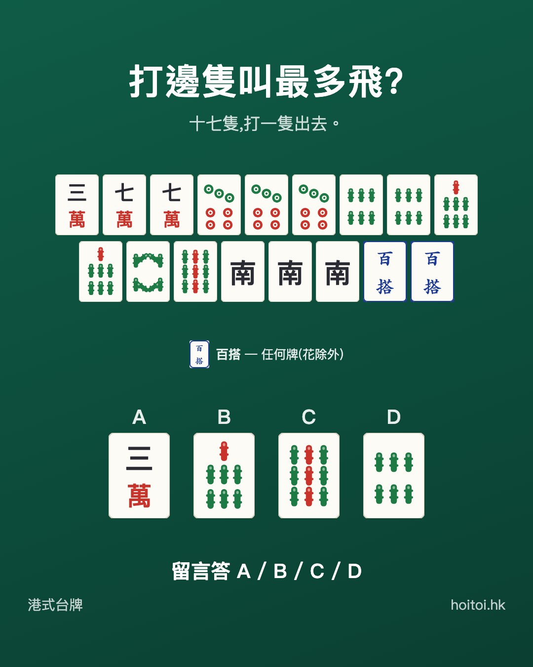 手牌：三七七萬　七七七筒　六六七七八九索　南南南搭搭