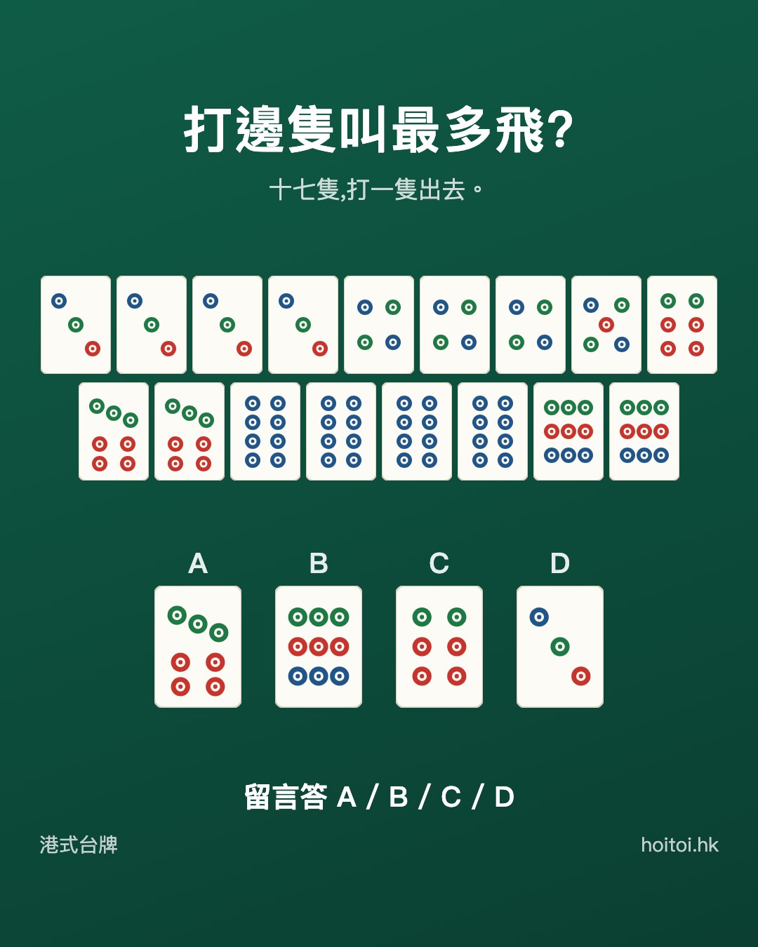 手牌：三三三三四四四五六七七八八八八九九筒